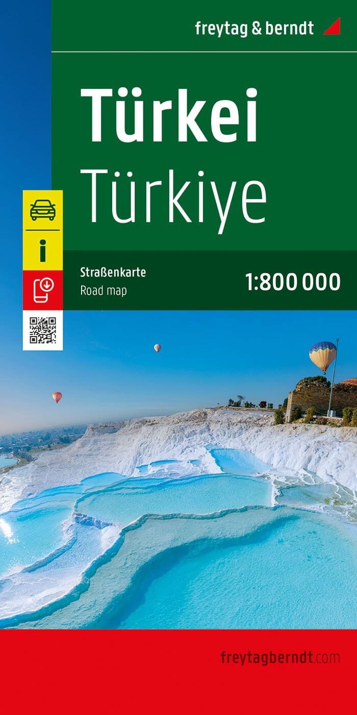 Carte routière - Turquie | Freytag & Berndt carte pliée Freytag & Berndt 