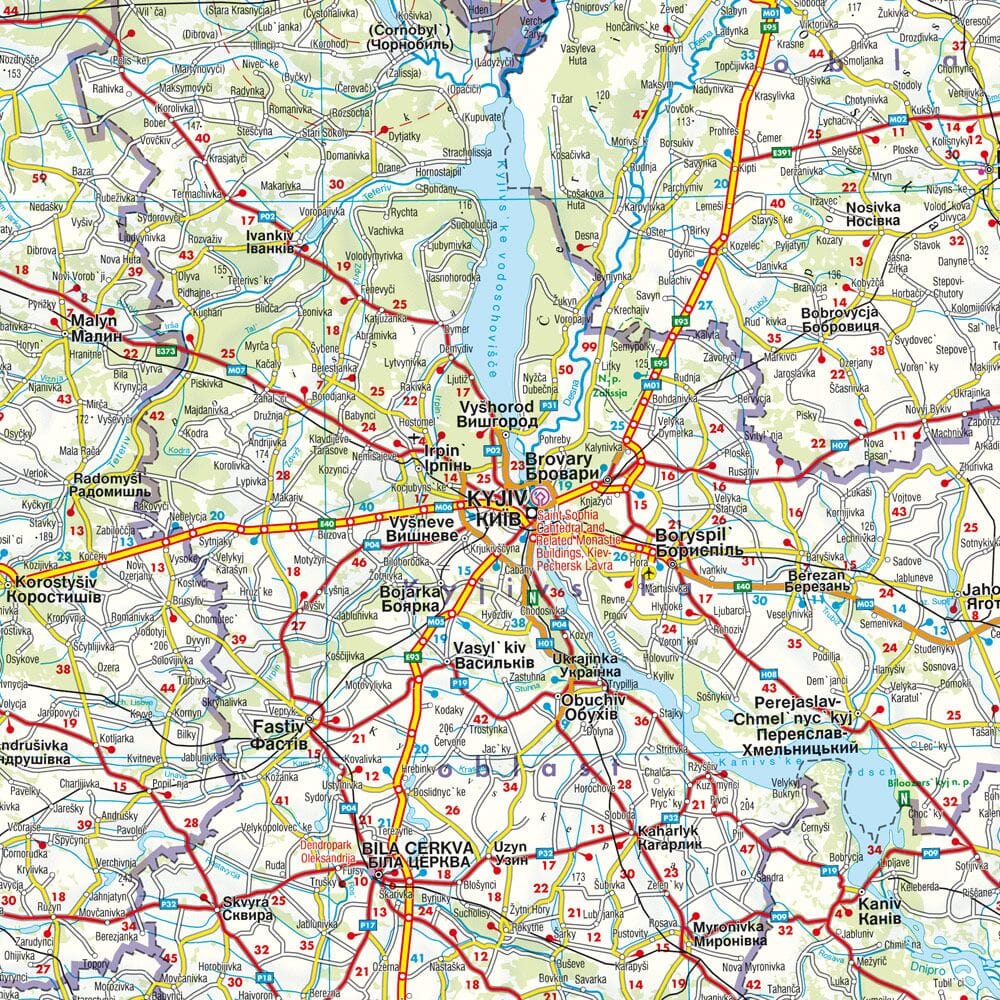 Carte routière - Ukraine & Moldavie | Freytag & Berndt carte pliée Freytag & Berndt 