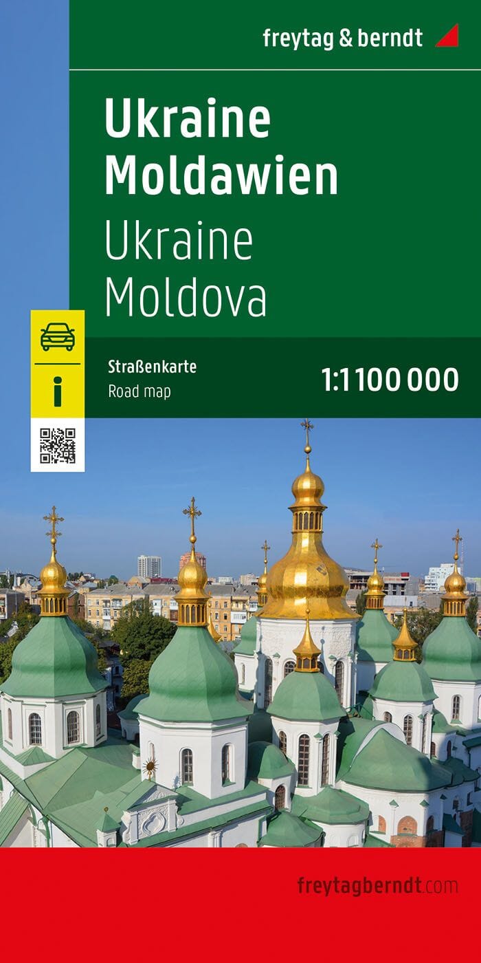 Carte routière - Ukraine & Moldavie | Freytag & Berndt carte pliée Freytag & Berndt 