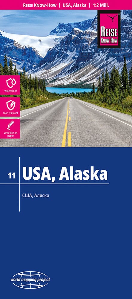 Carte routière USA n° 11 - Alaska | Reise Know How carte routière Reise Know-How