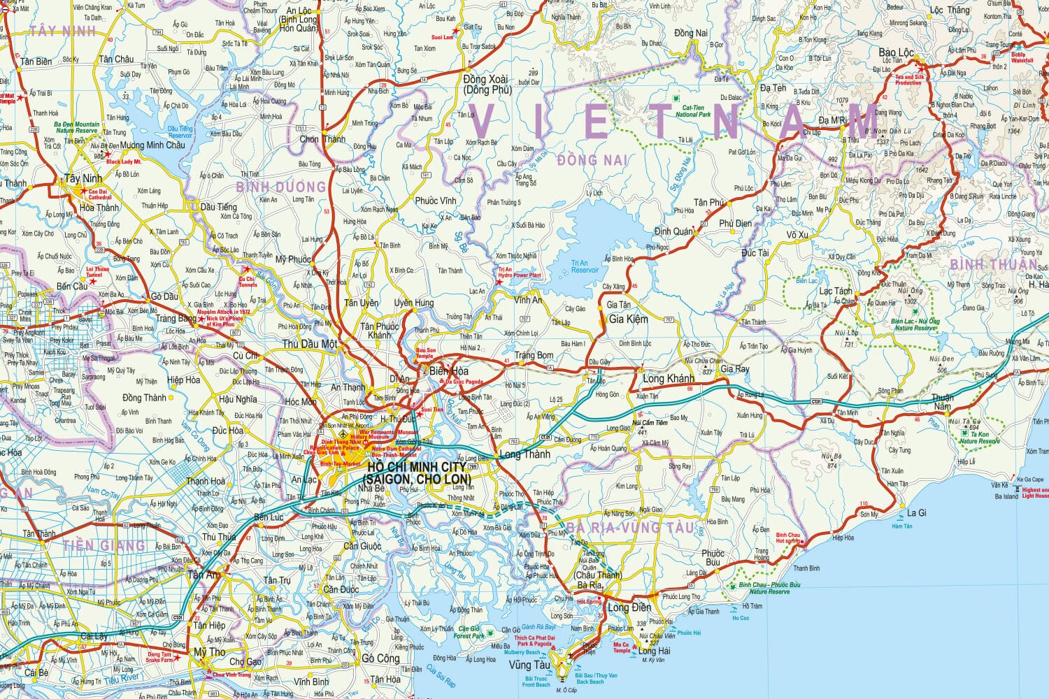 Carte routière - Vietnam Sud | Reise Know How carte routière Reise Know-How