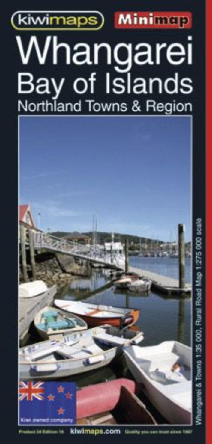 Carte routière - Whangarei et Bay of Islands (Nouvelle-Zélande) | Kiwi Maps carte routière Kiwi Maps Default Title