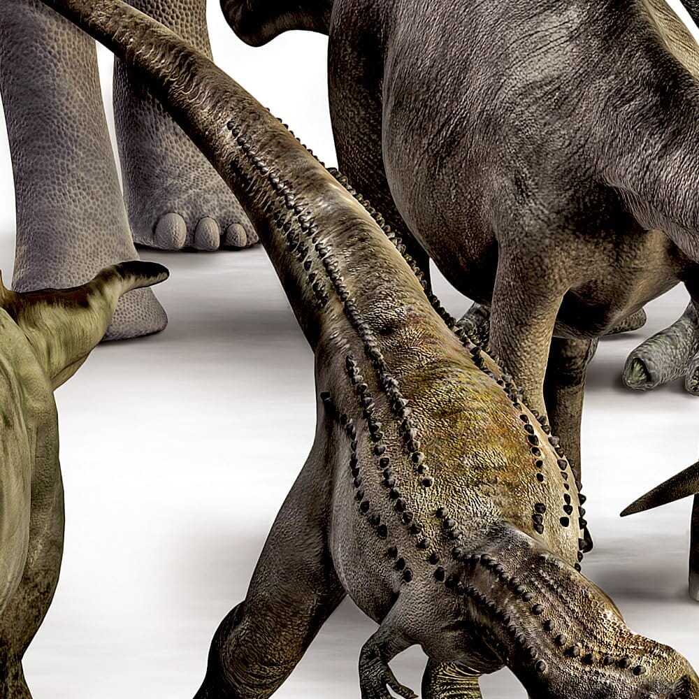 Carte thématique - Dinosaures du Gondwana & de la Laurasie | National Geographic carte routière National Geographic