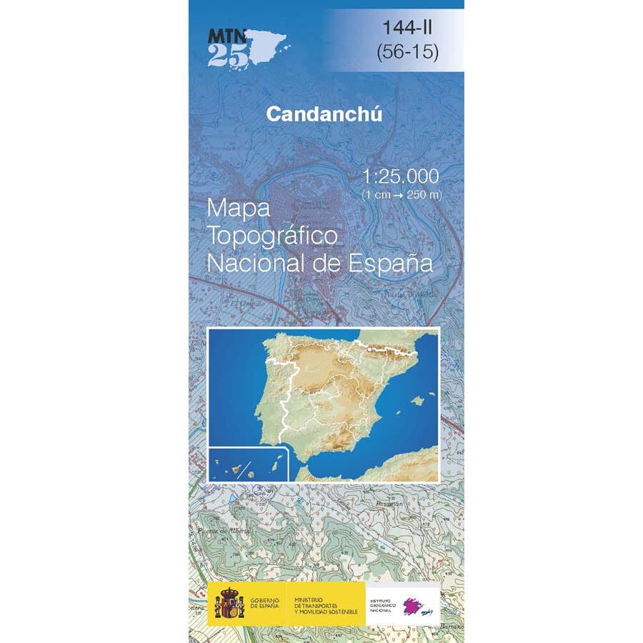 Carte topographique de l'Espagne n° 0144.2 - Candanchu | CNIG - 1/25 000 carte de randonnée CNIG 