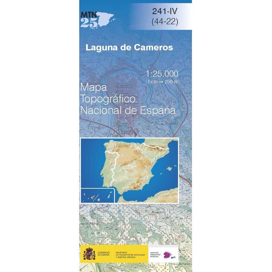 Carte topographique de l'Espagne n° 0241.4 - Laguna de Cameros | CNIG - 1/25 000 carte de randonnée CNIG Default Title