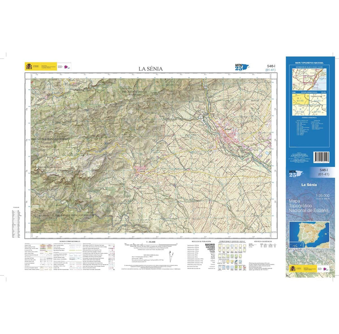 Topographic Map Of Spain No 0546 1 La S nia CNIG 1 25 000 Cartovia topographic-map-of-spain-no-0546-1-la-s-nia-cnig-1-25-000-cartovia