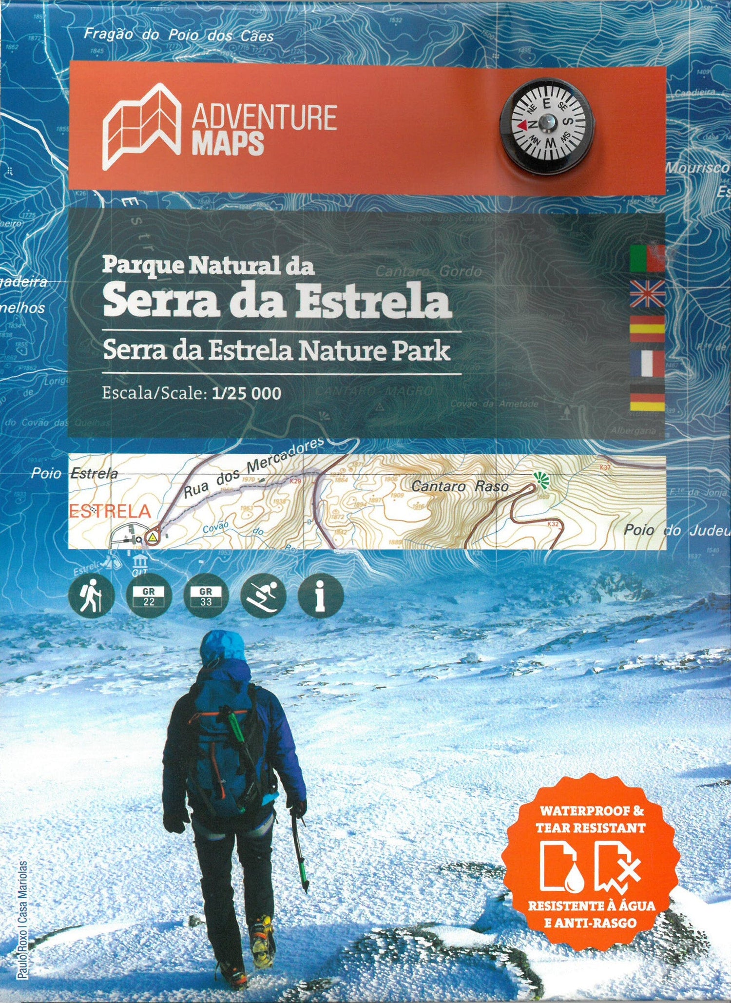 Carte topographique - Parque Natural da Serra da Estrela (Portugal) | Adventure Maps carte de randonnée Adventure Maps Default Title