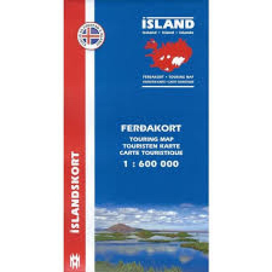 Carte touristique de l'Islande | Mal og menning carte routière Mal og menning
