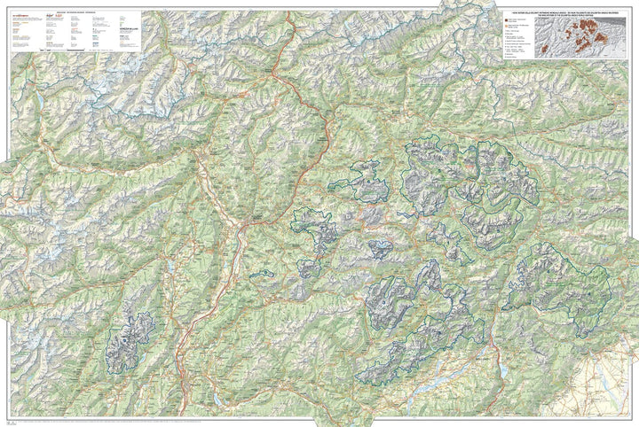 Carte touristique des Dolomites | Tabacco carte pliée Tabacco 