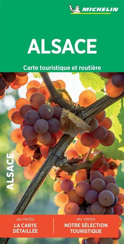 Laminated road map - Alsace | Michelin (French) – Cartovia