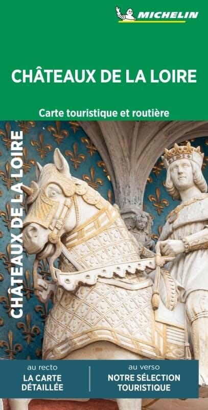 Carte touristique et routière - Châteaux de la Loire | Michelin carte routière Michelin