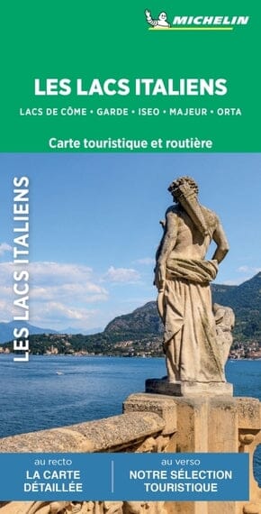 Carte touristique et routière - Les lacs italiens | Michelin carte pliée Michelin 