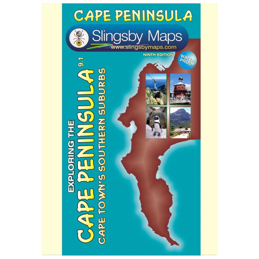 Carte touristique imperméable - Cape Peninsula, Cape Town’s Southern Suburbs (Afrique du Sud) | Tracks4Africa carte pliée Tracks4Africa 