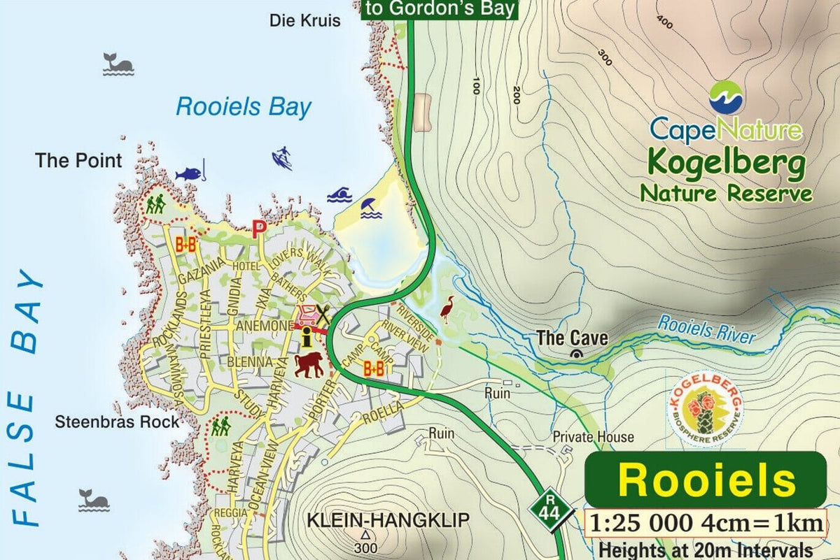Carte touristique imperméable - Overberg Whale Coast (Afrique du Sud) | Tracks4Africa carte routière Tracks4Africa 