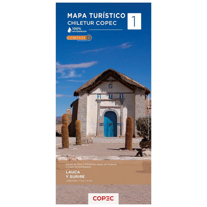 Carte touristique n° 1 - Parc national de Lauca et monument naturel du Salar de Surire (Chili) | COPEC carte routière COPEC 