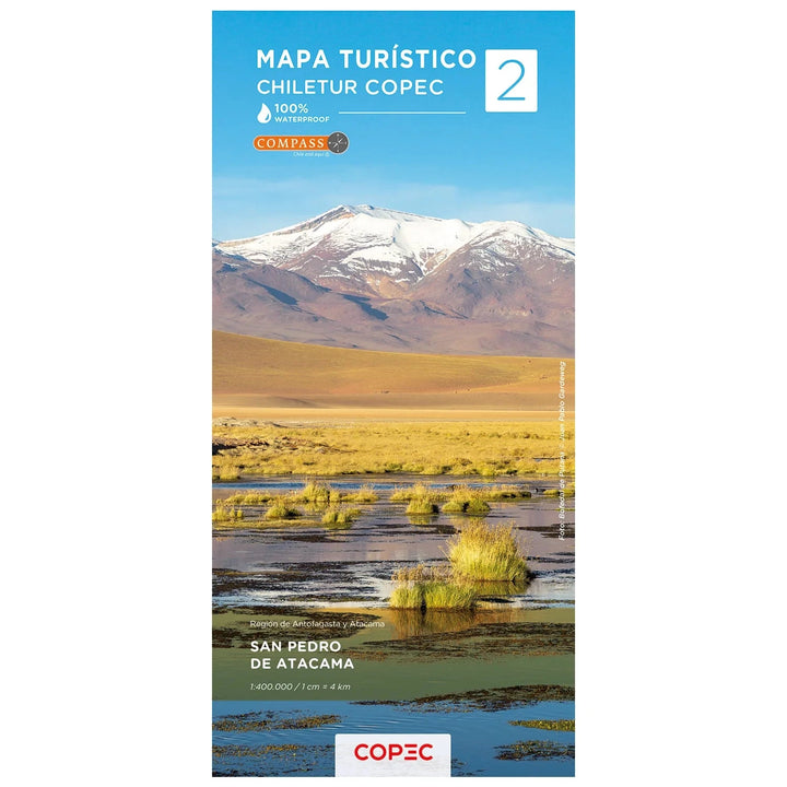 Carte touristique n° 2 - San Pedro de Atacama (Chili) | COPEC carte routière COPEC 