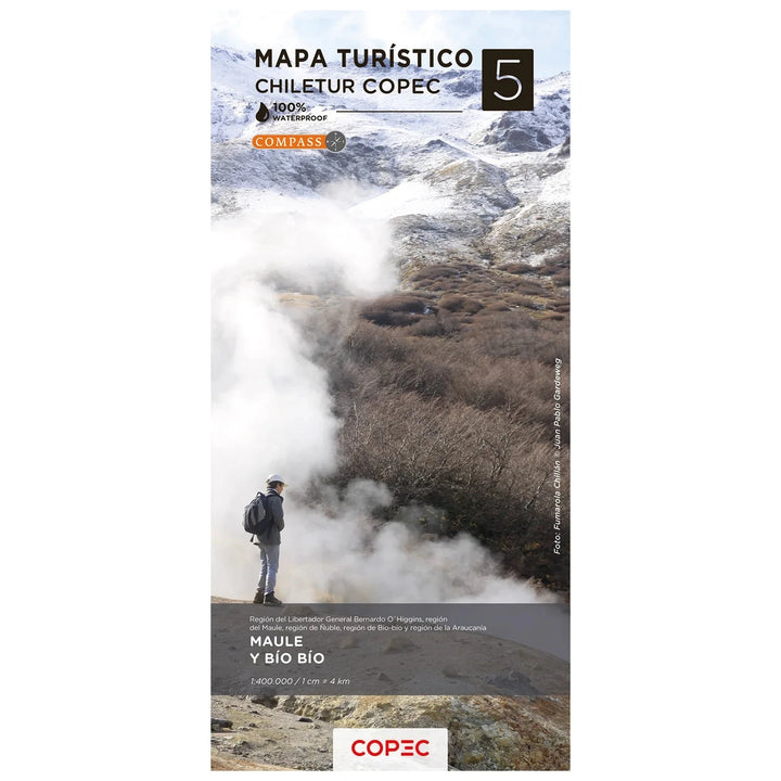Carte touristique n° 5 - Maule y Bio Bio (Chili) | COPEC carte routière COPEC 