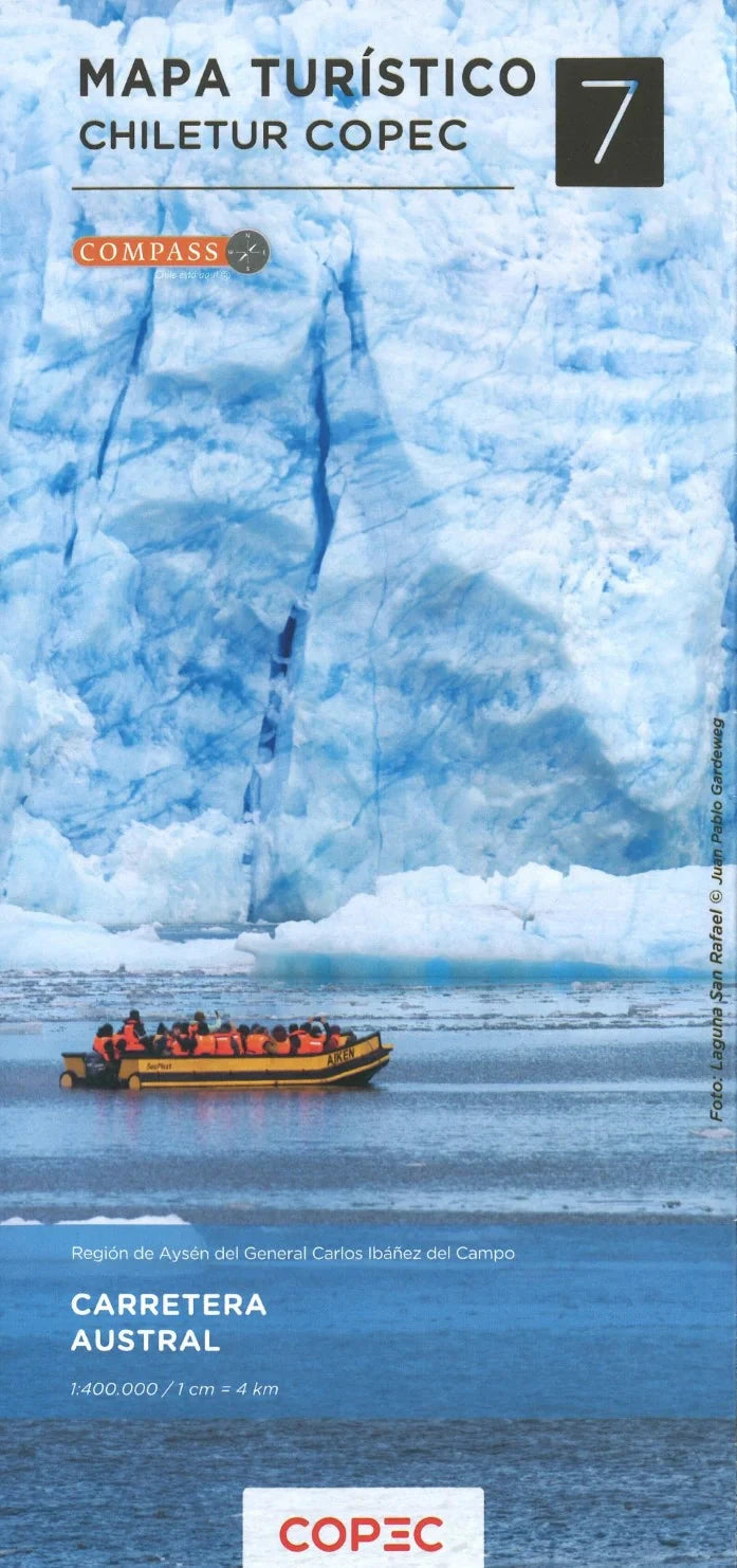 Carte touristique n° 7 - Carretera Austral (Chili) | COPEC carte routière COPEC 
