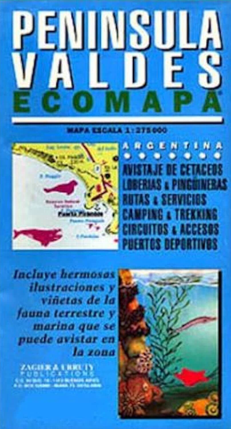 Carte touristique - Péninsule de Valdes Ecomapa | Zagier y Urruty carte routière Zagier y Urruty 