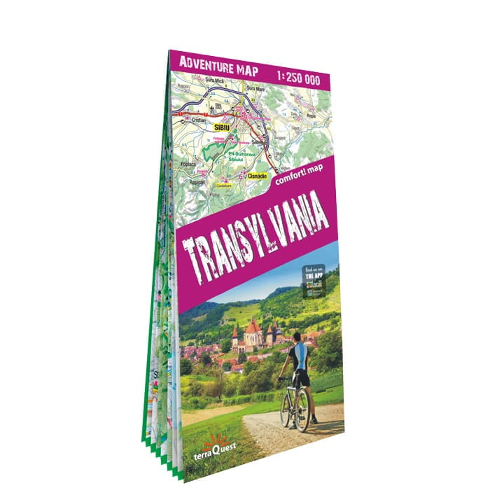 Carte touristique plastifiée - Transylvanie | TerraQuest carte routière Terra Quest