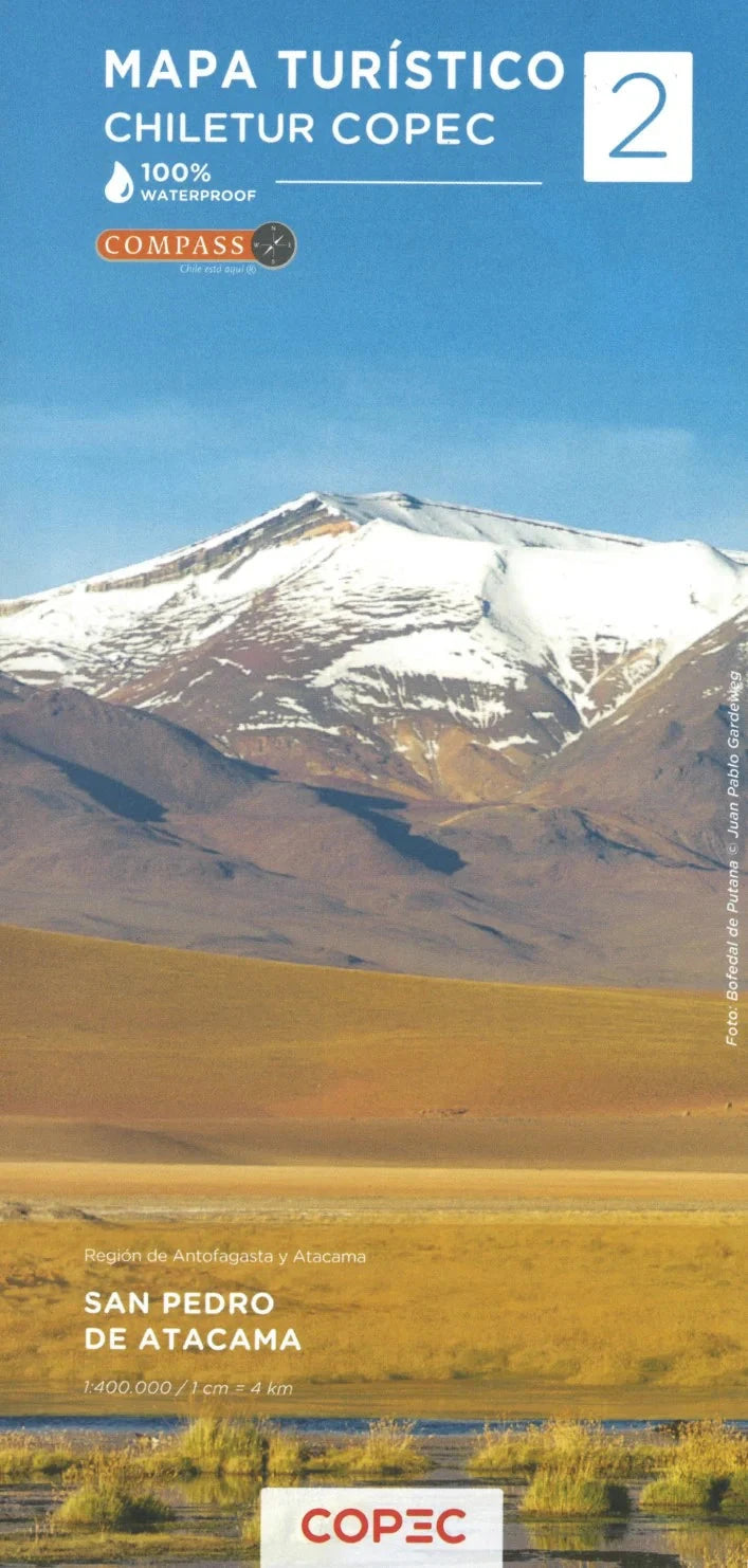Carte touristique - San Pedro de Atacama (Chili) | COPEC carte routière COPEC 