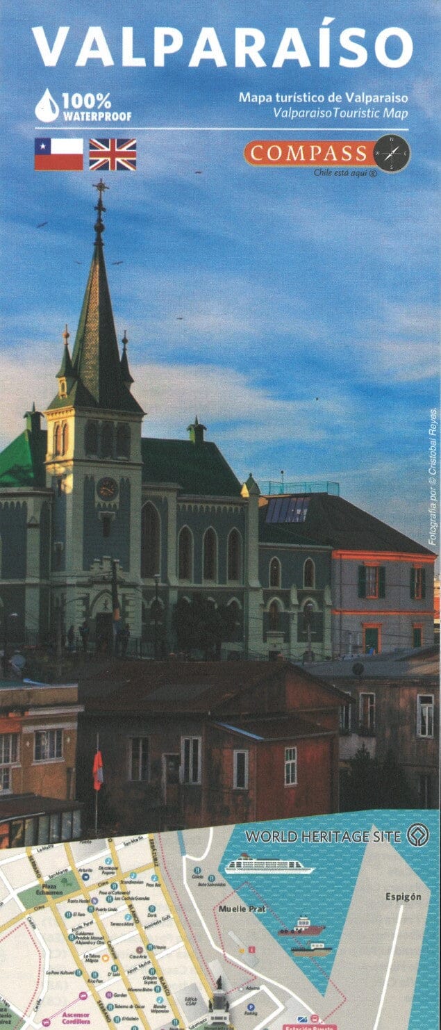 Carte touristique - Valparaiso (Chili) | COPEC carte routière COPEC Default Title