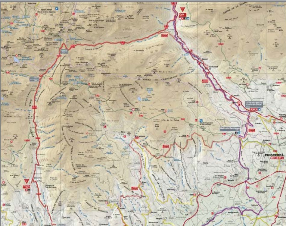 Cartes de randonnée - Chemin des Bonshommes, de Berga à Foix - GR107 (Pyrénées Orientales) | Editorial Alpina carte de randonnée Editorial Alpina