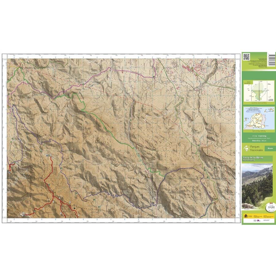 Cartes de randonnée - Sierra de las Nieves | CNIG carte de randonnée CNIG