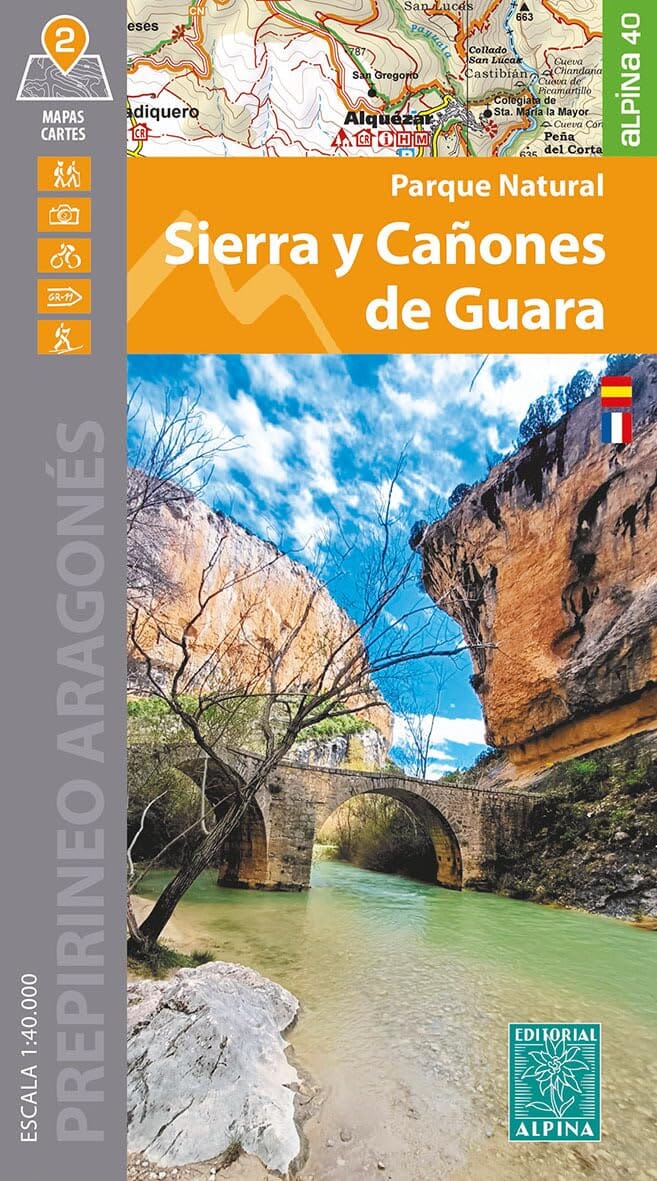 Cartes de randonnée - Sierra et Canyons de Guara (Aragon, Espagne) | Editorial Alpina carte de randonnée Editorial Alpina