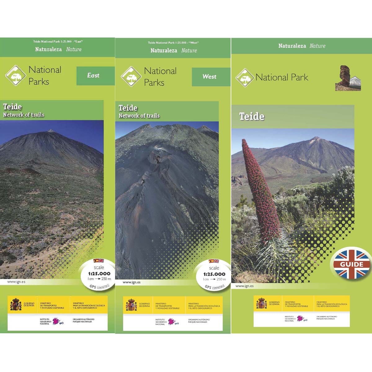 Cartes & guide de randonnées - Parc national du Teide (Tenerife) | CNIG carte de randonnée CNIG 