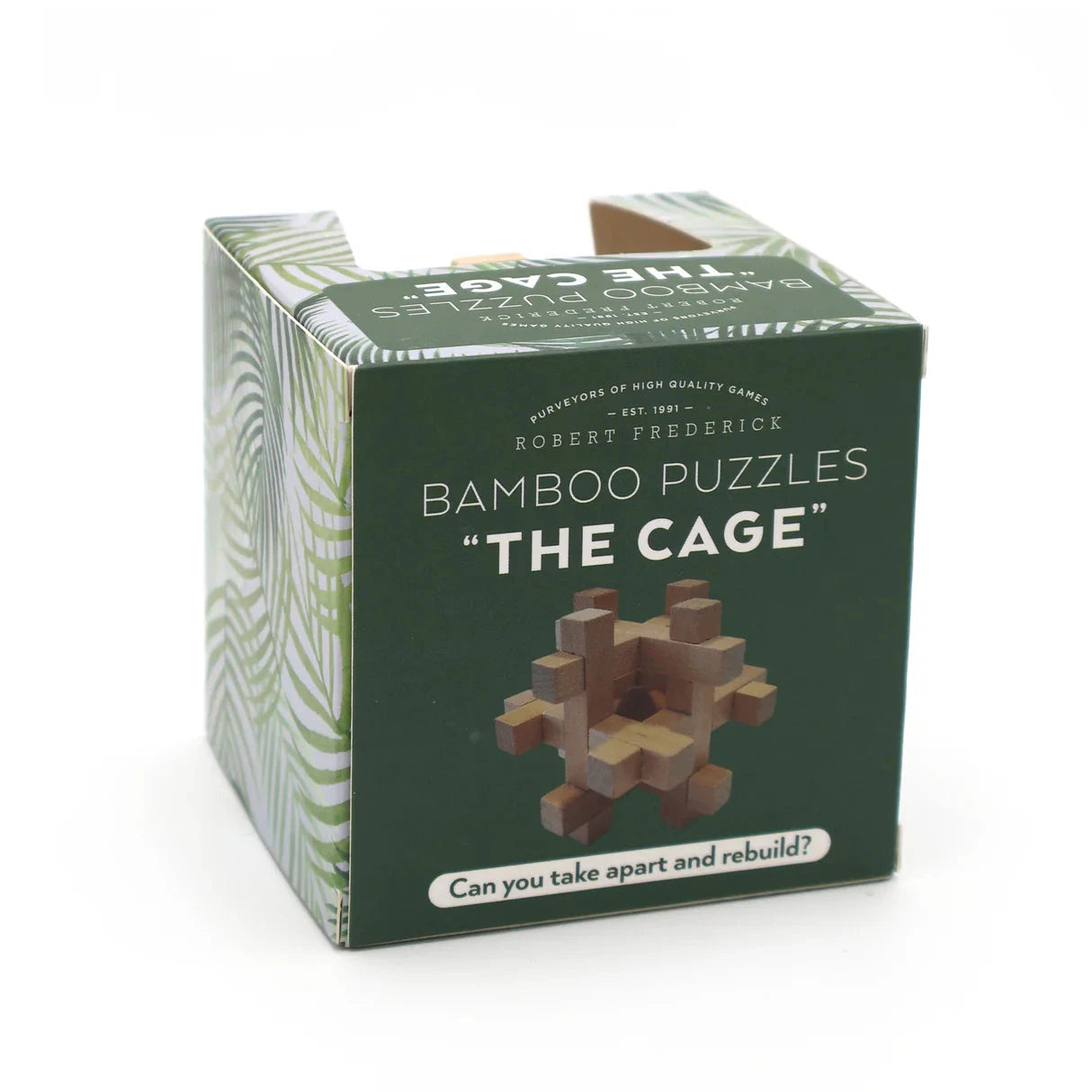 Casse-tête 3D en bambou - The Cage (6 ans et +) | Robert Frederick jeu Robert Frederick 