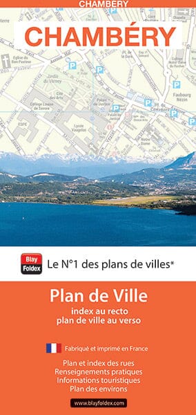 Chambéry, Savoie - Plan de ville | Blay Foldex plan de ville Blay Foldex