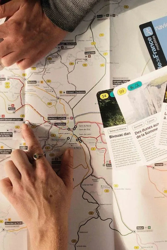 Coffret de 100 Randonnées en Ile-de-France | Recto Verso