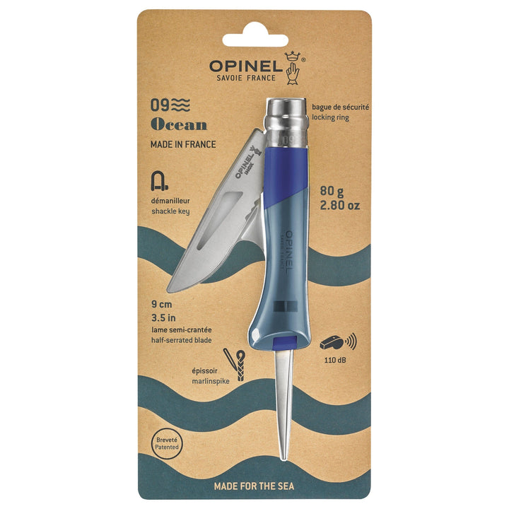 Couteau Opinel N°09 Océan Bleu Reflex Couteau de poche Opinel 