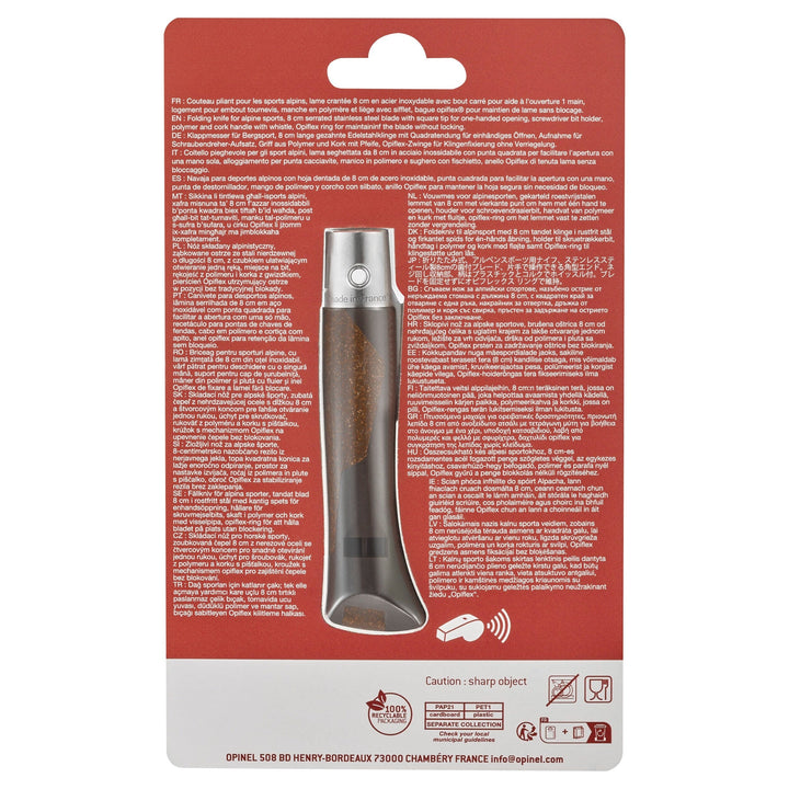 Couteau Opinel néo7 Alpine Couteau de poche Opinel 