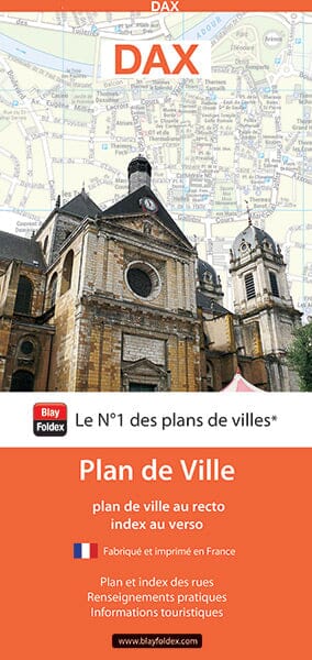 Dax, Landes - Plan de ville | Blay Foldex plan de ville Blay Foldex