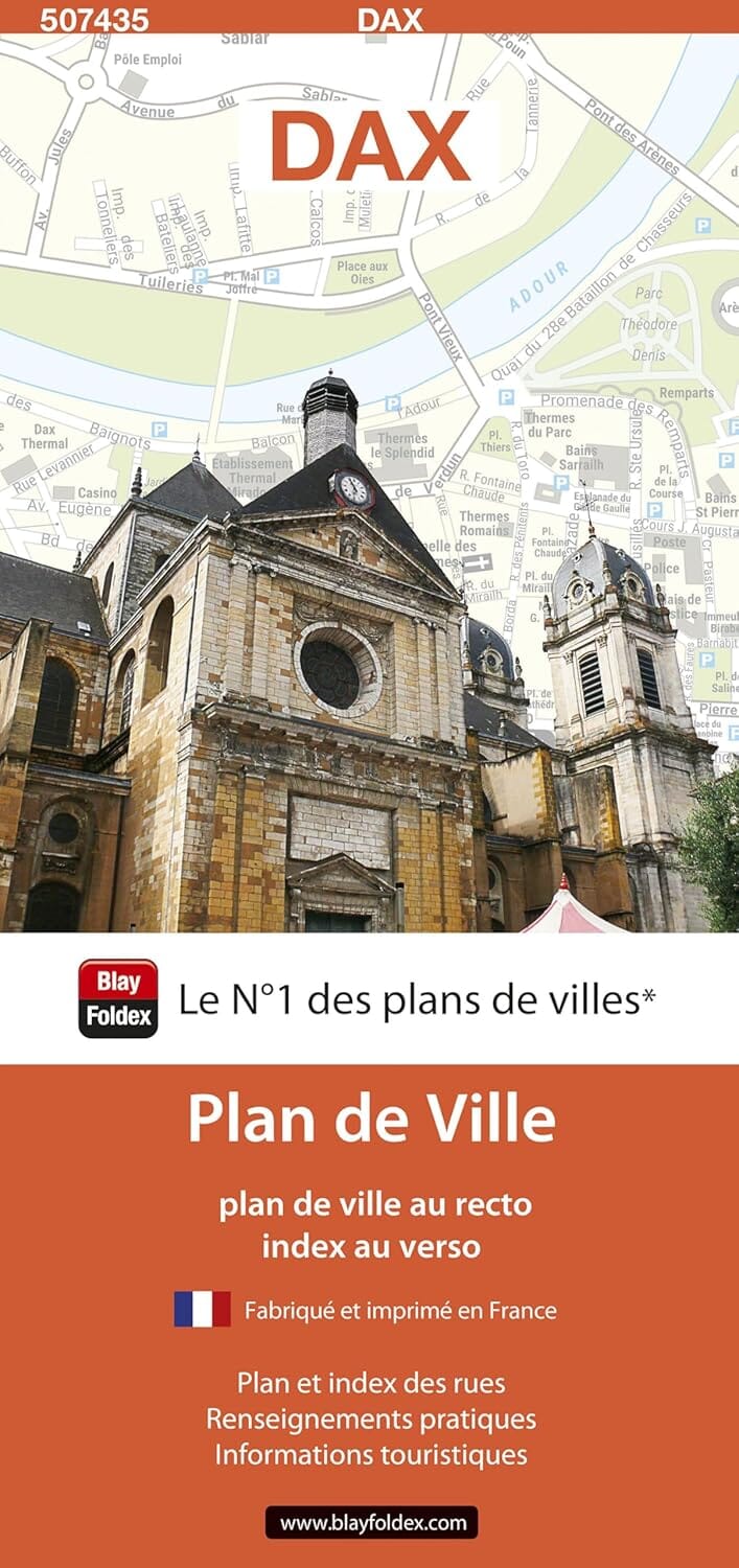 Dax, Landes - Plan de ville | Blay Foldex plan de ville Blay Foldex 
