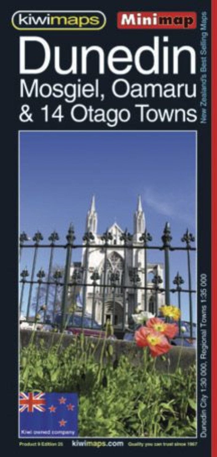 Dunedin/Mosgiel et Oamaru (Nouvelle-Zélande) | Kiwi Maps plan de ville Kiwi Maps Default Title