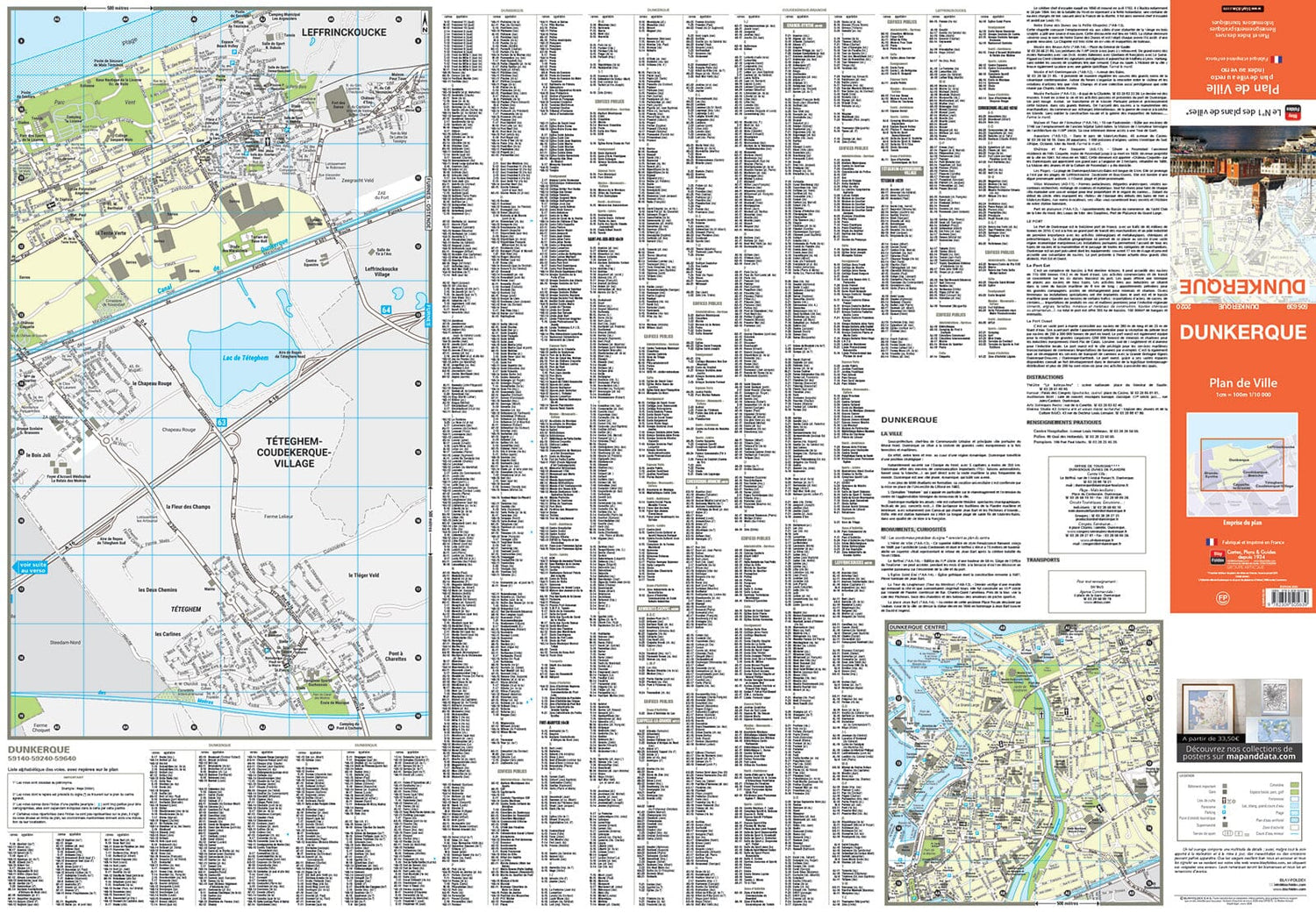 Dunkerque, Nord - Plan de ville | Blay Foldex plan de ville Blay Foldex