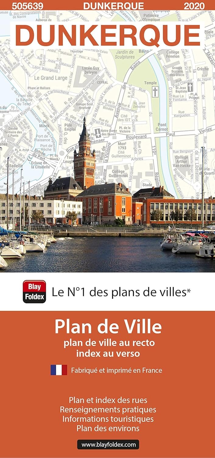 Dunkerque, Nord - Plan de ville | Blay Foldex plan de ville Blay Foldex 