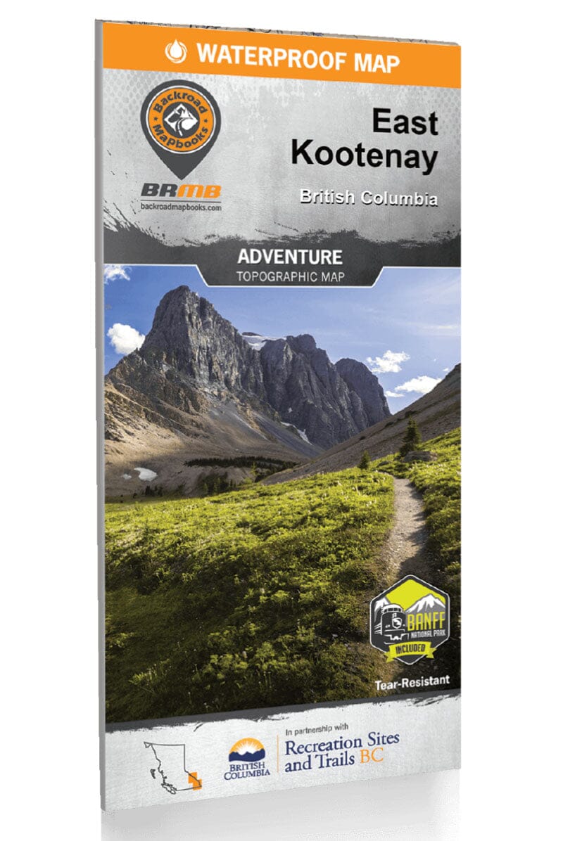 East Kootenay BC Recreation Map | Backroads Mapbooks carte routière Backroads Mapbooks Default Title