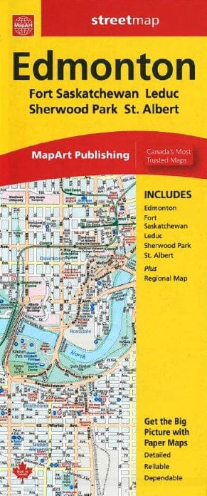Edmonton - Carte des rues | Canadian Cartographics Corporation plan de ville Canadian Cartographics Corporation