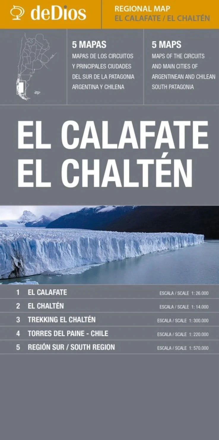 El Chalten & El Calafate | deDios plan de ville DeDios