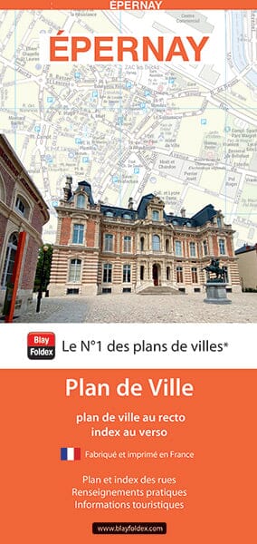 Épernay, Marne - Plan de ville | Blay Foldex plan de ville Blay Foldex
