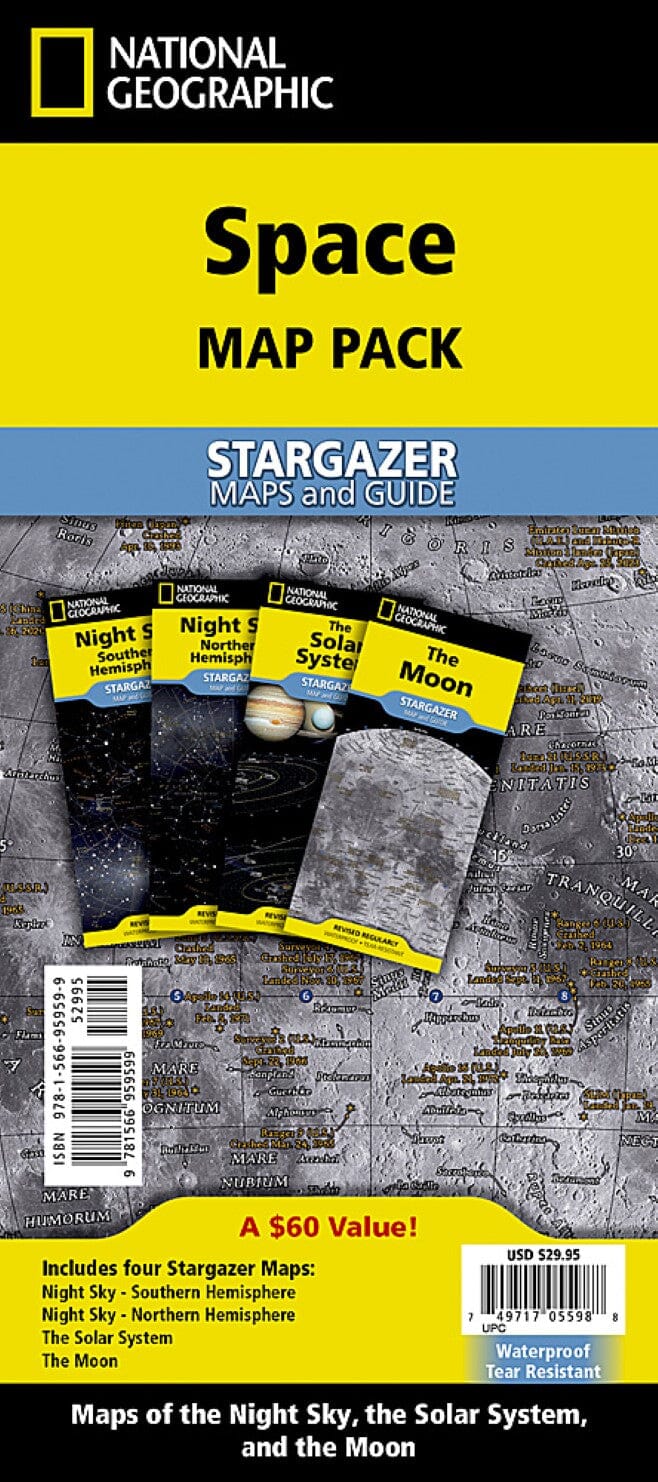 Espace [Pack de cartes pliées Stargazer] | National Geographic carte routière National Geographic Default Title
