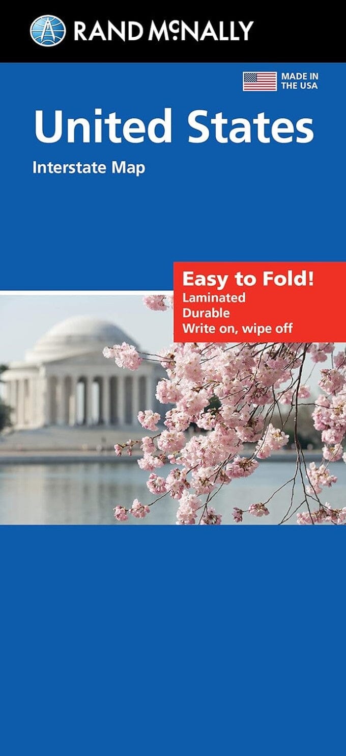 États-Unis, carte facile à plier | Rand McNally carte pliée Rand McNally 