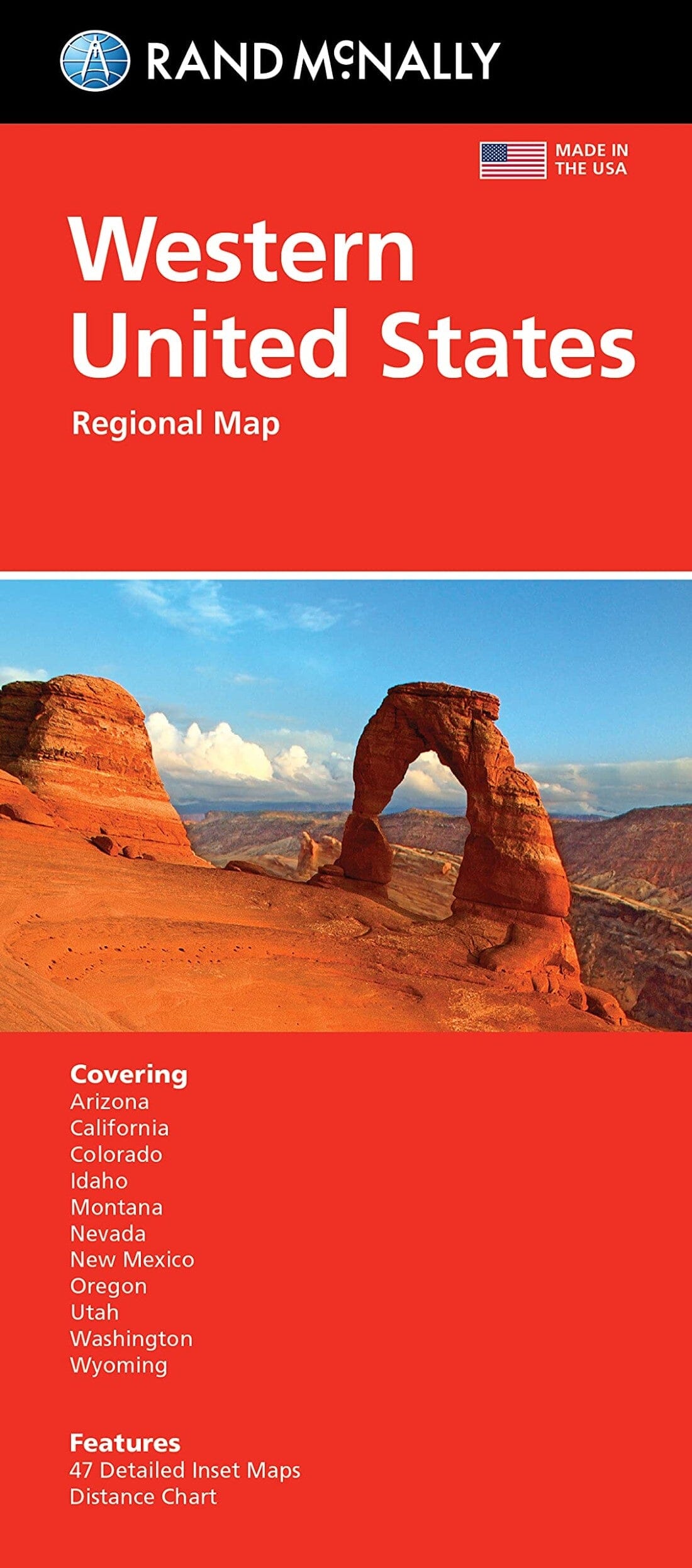 Carte régionale - Ouest des États-Unis | Rand McNally carte routière Rand McNally