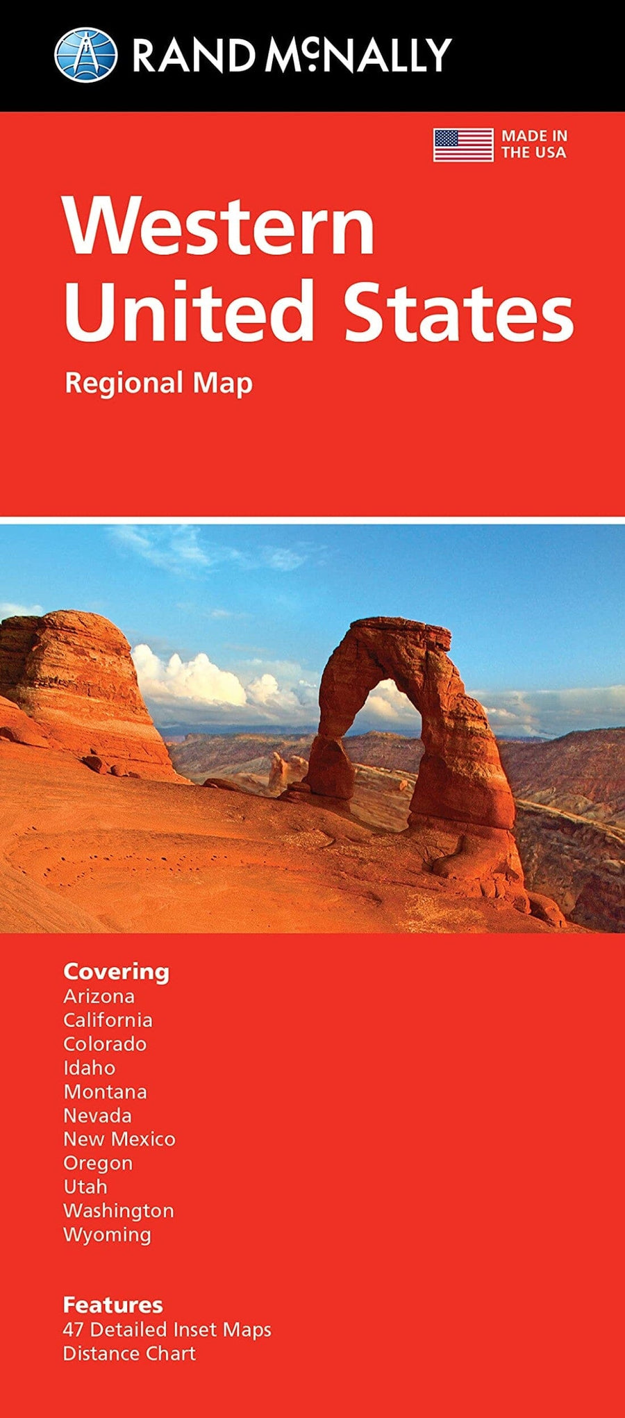 États-Unis, région ouest | Rand McNally carte pliée Rand McNally 