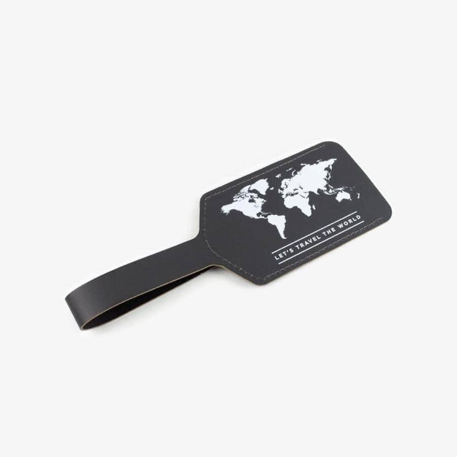 Étiquette de bagage - gris | Miss Wood accessoire de voyage Miss Wood 