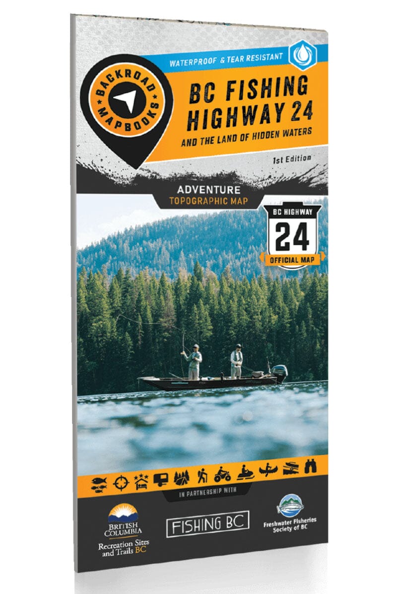 Fishing Highway 24 BC Recreation Map | Backroads Mapbooks carte routière Backroads Mapbooks Default Title